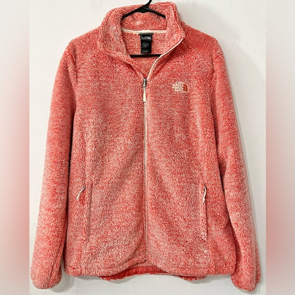 The North Face Osito Striped Fleece Fuzzy Zip Up Jacket Size XL - Picture 3 of 13